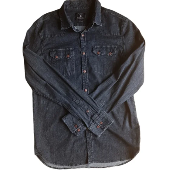 Zip Code- Denim Button Up - Picture 2 of 6